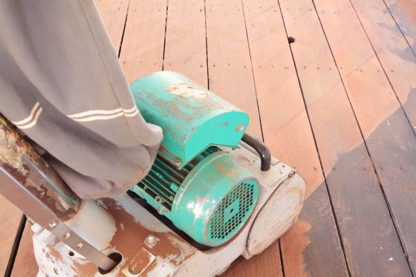 Cedar Deck Sanding in Overland Park
