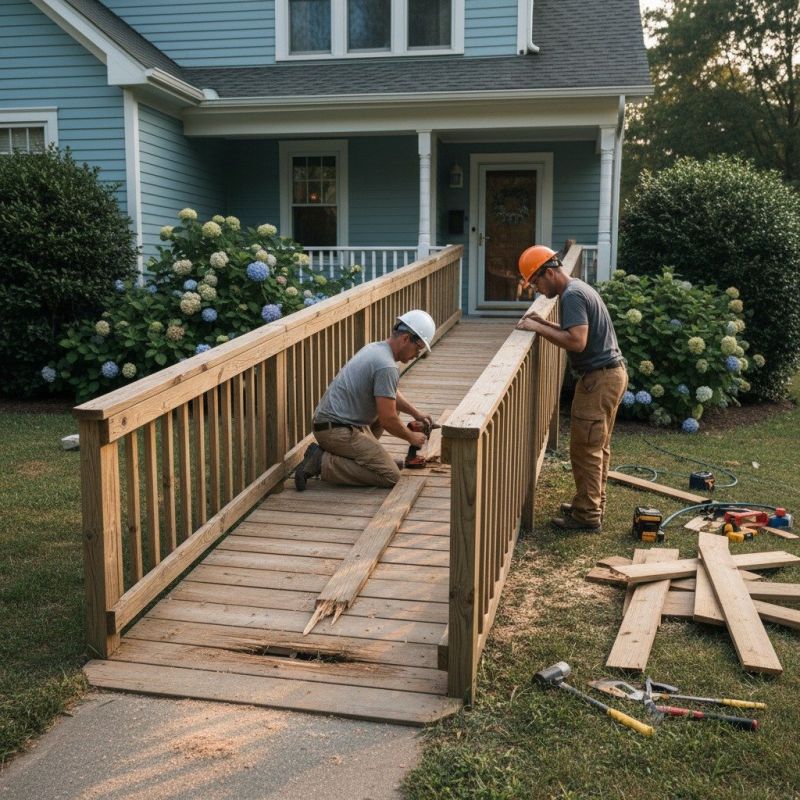 Handicap Ramp Installation